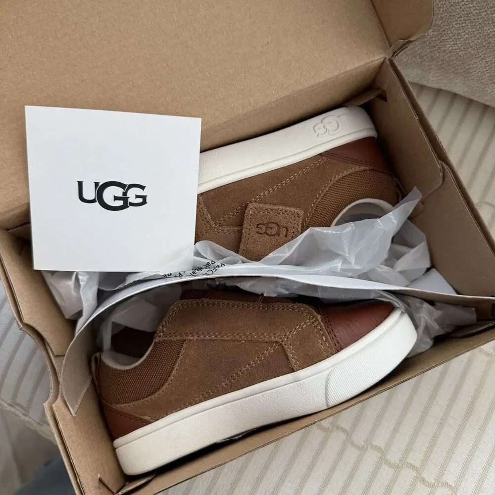 UGG Toddlers Rennon Low Shoes | Chestnut | 1117454T-CHE | Authentic New - Size 8